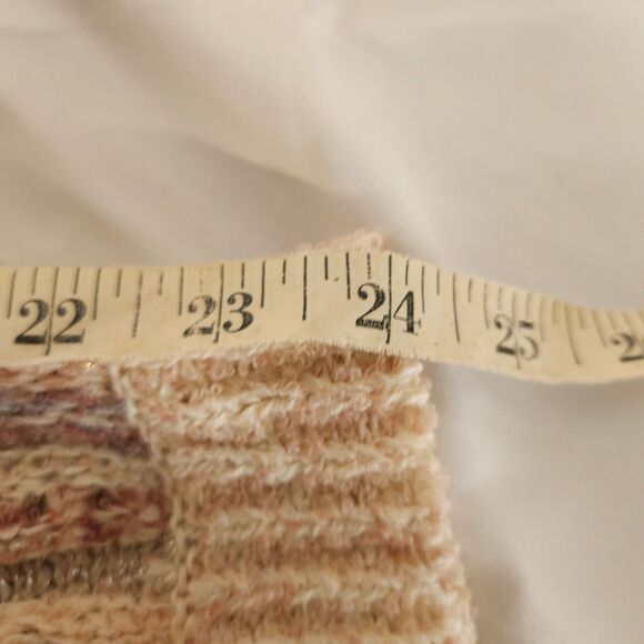 Chico’s 3 Womens XL Striped Mixed-Yarn Cocoon Open Front Cardigan Sweater - Picture 7 of 8